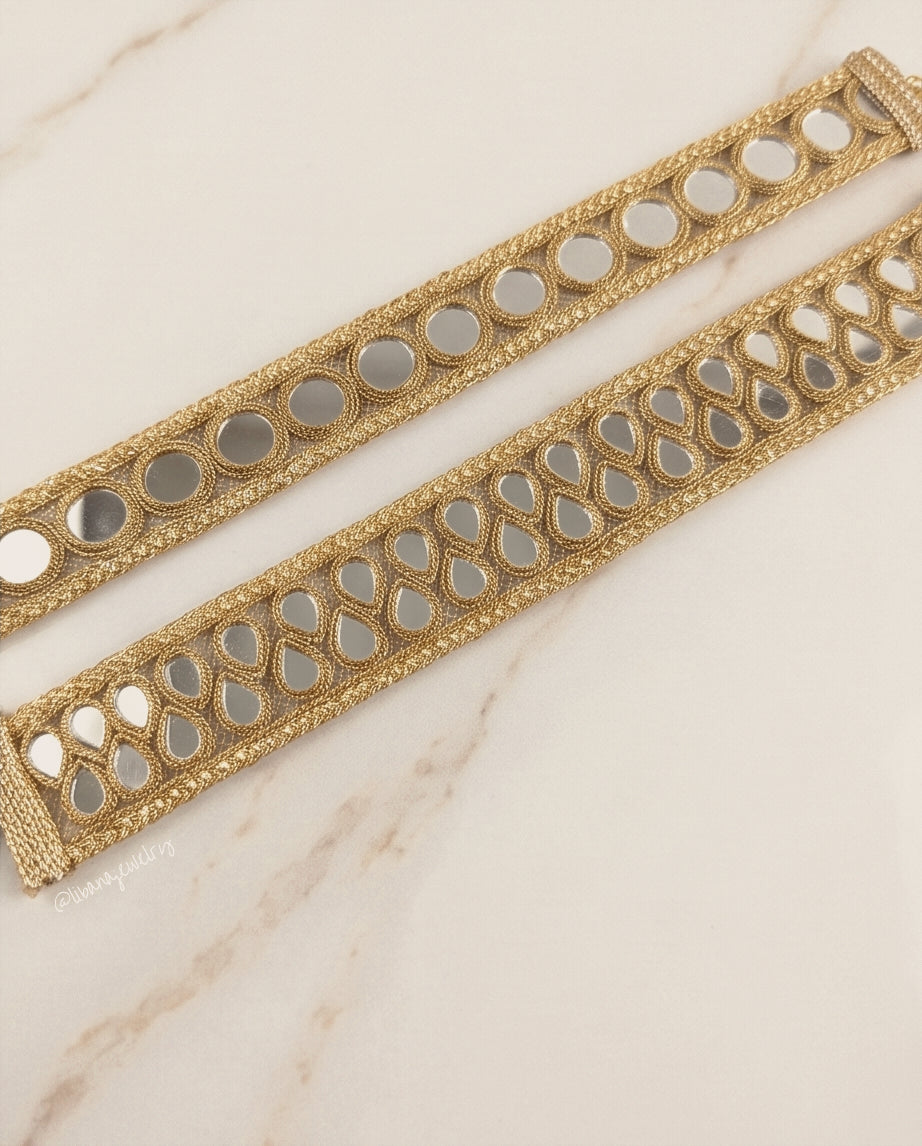 Gold Mirror Choker