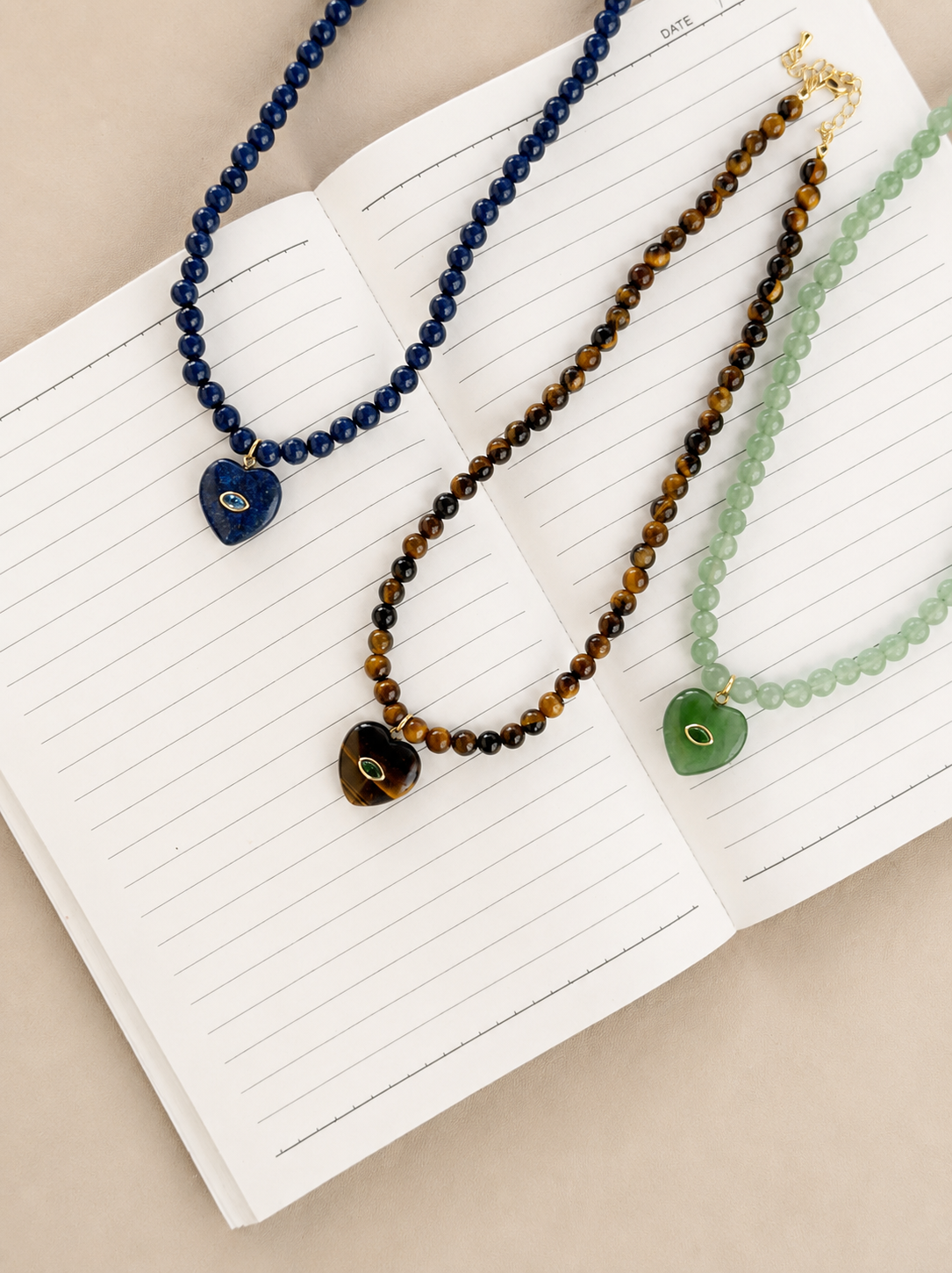 HEART STONE NECKLACE