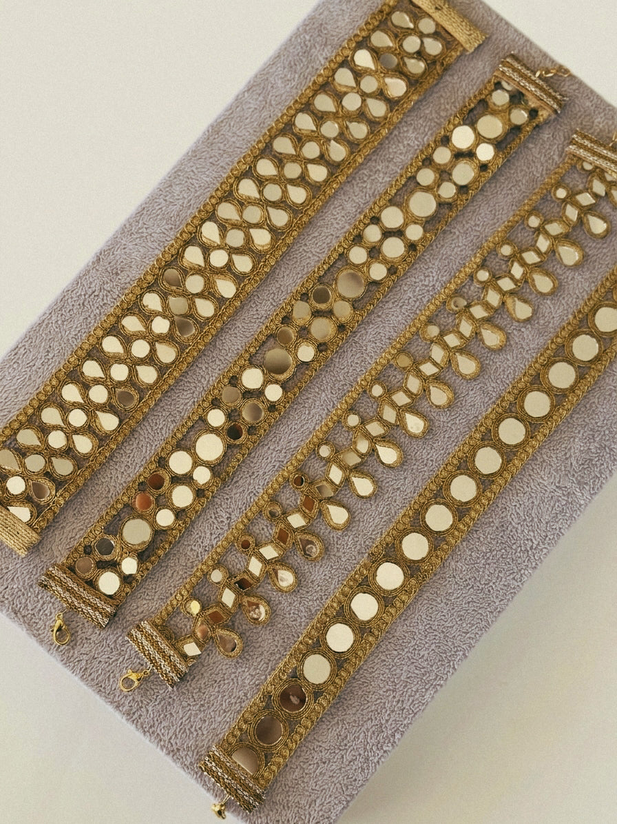 Gold Mirror Choker