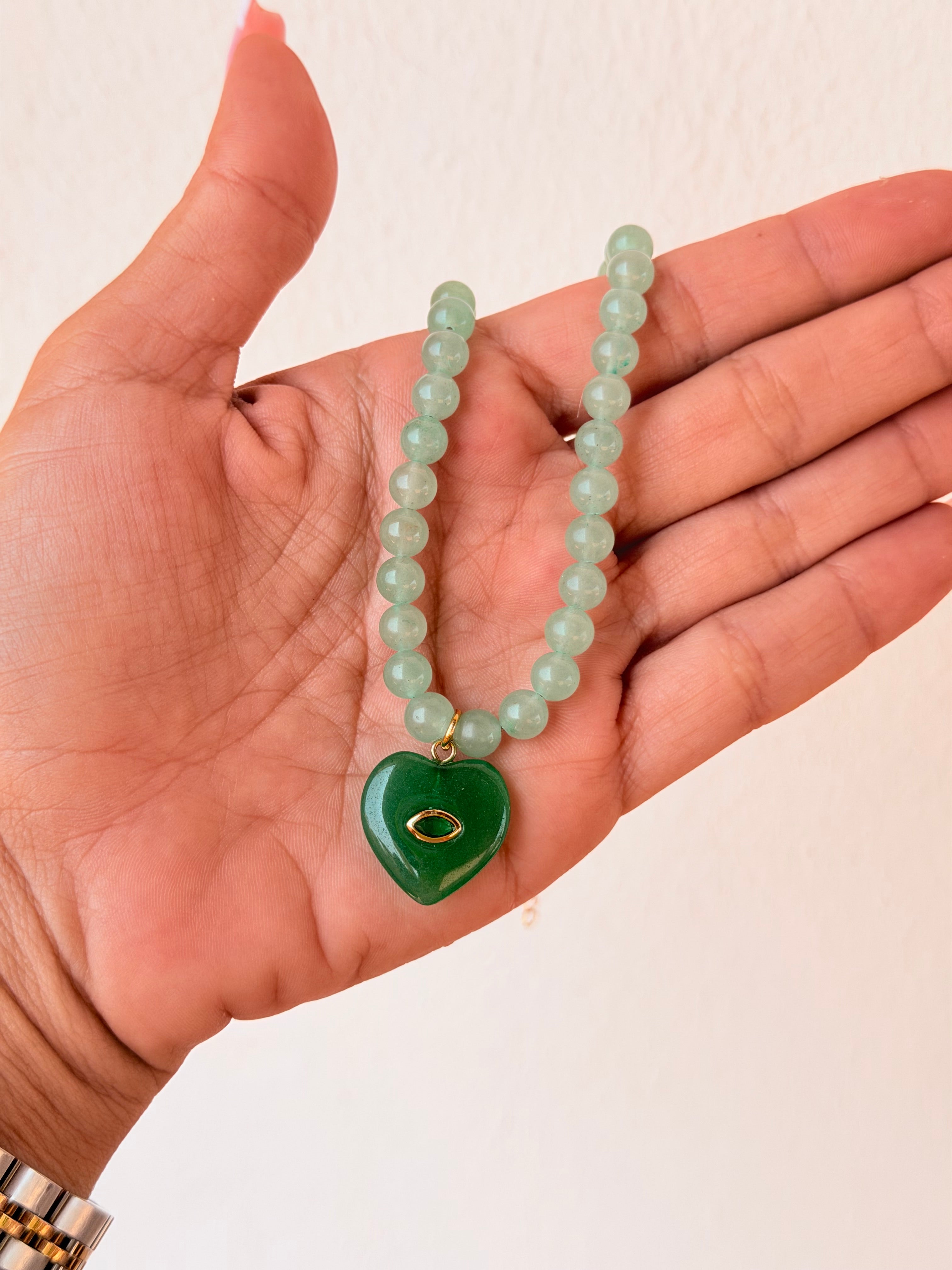 Heart Stone Necklace