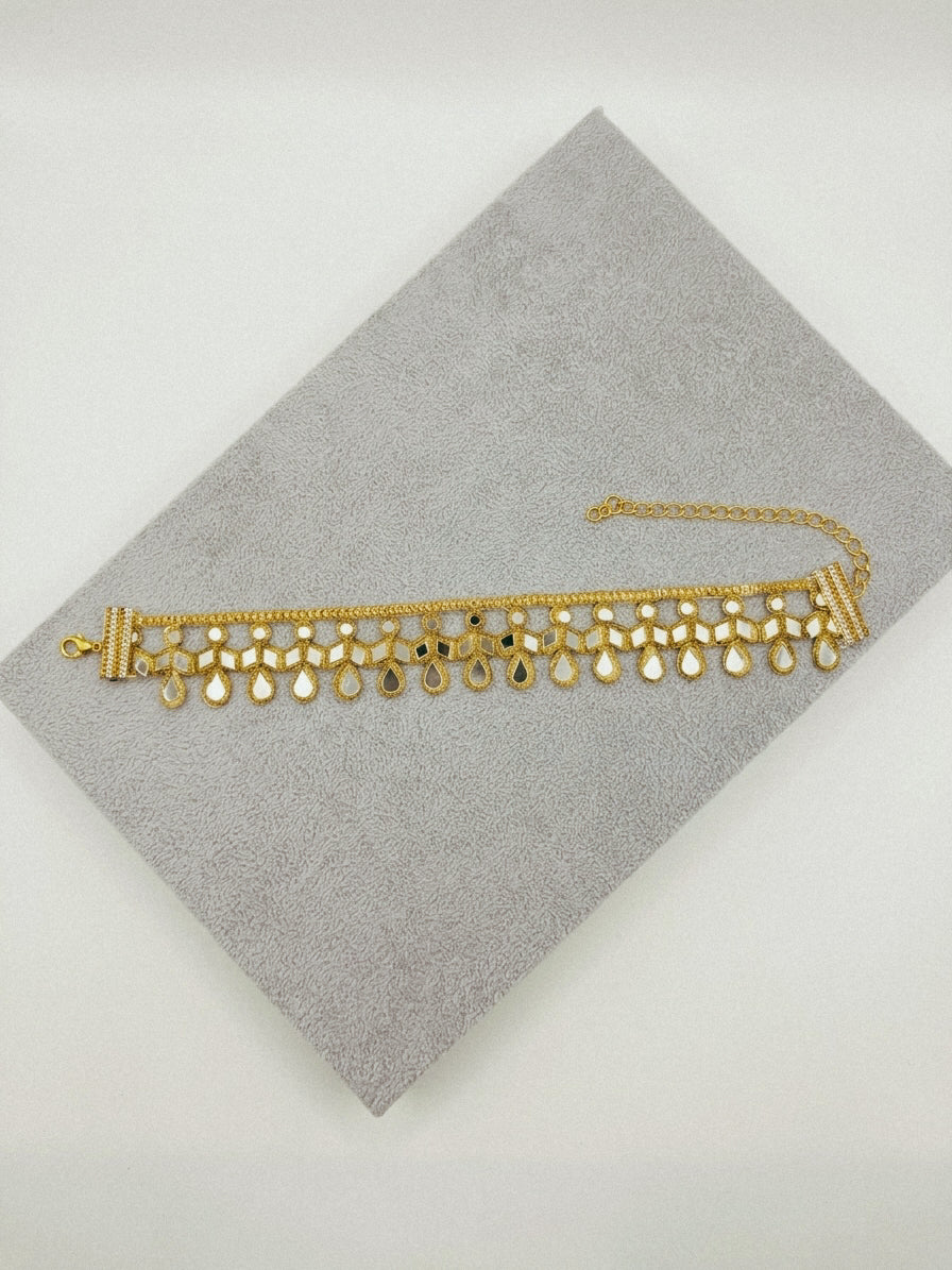 Gold Mirror Choker