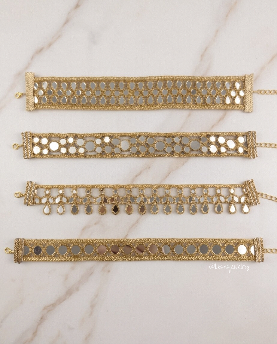 Gold Mirror Choker
