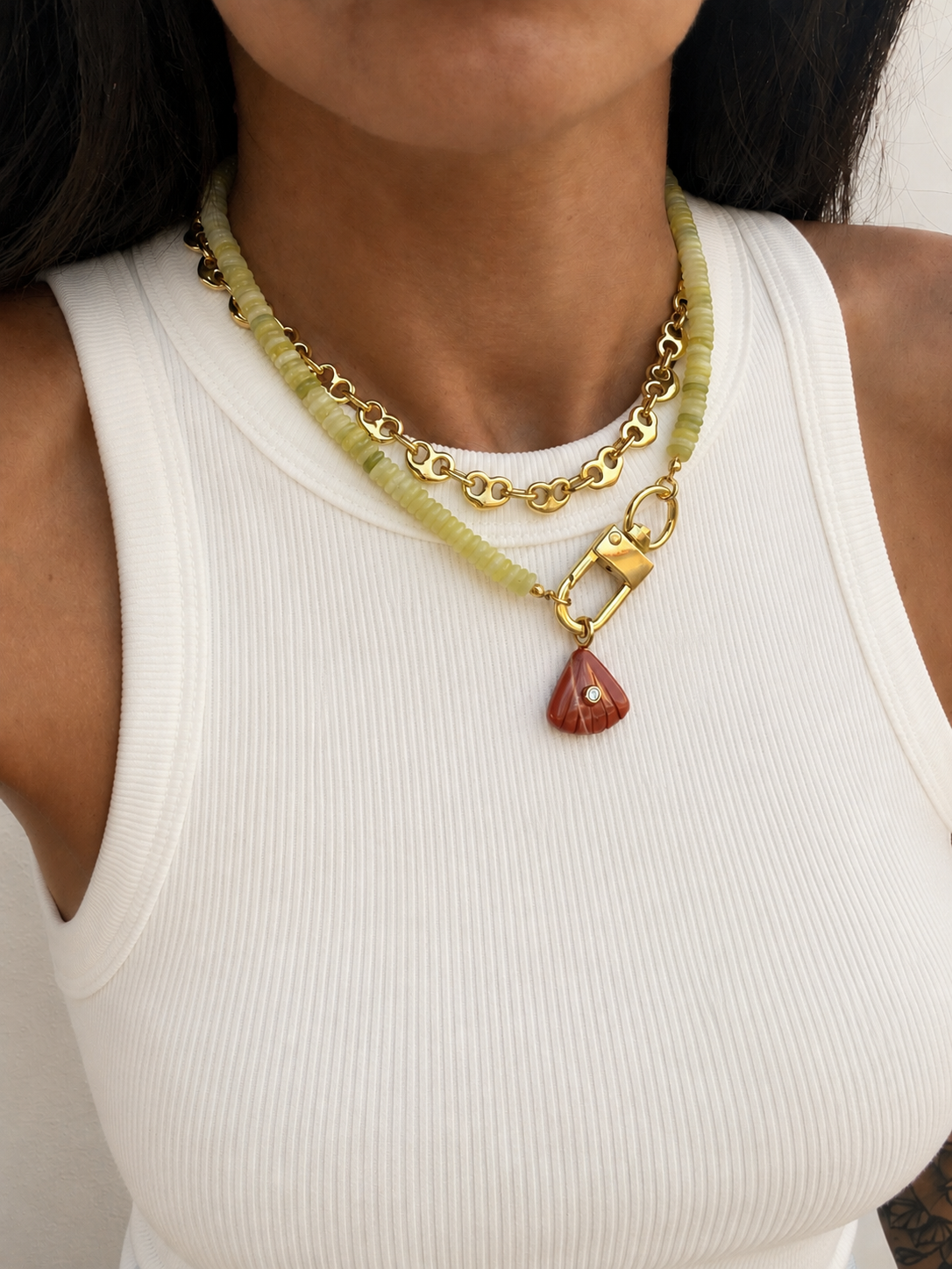 Shell Beaded Necklace